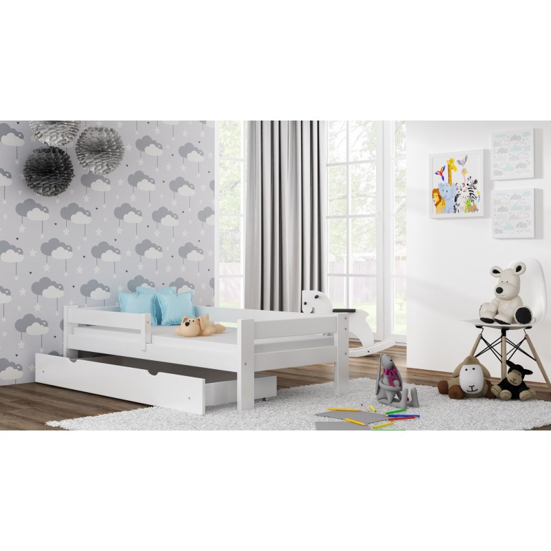 Lit Simple - Willow Pour Enfants Enfants Toddler Junior Blanc