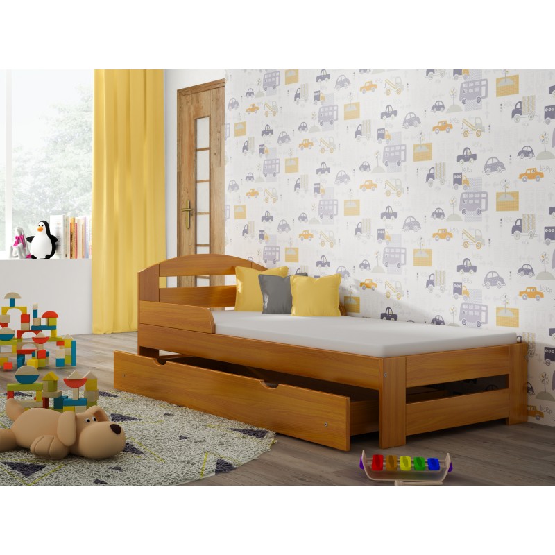 Children's Beds Home Cama Nido para niños Niños Juniors Colchón Sin cajones  y sin colchón Incluido (180x90, Blanco) : : Bebé