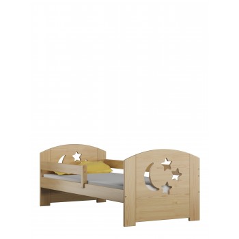 Lit Simple - Lily Pour Enfants Enfants Tout-Petit Junior Naturel Sans Fond