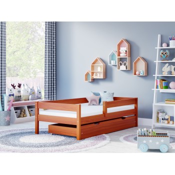 Single Bed Filip - For Kids Children Toddler Junior Alder Single Drawer Room