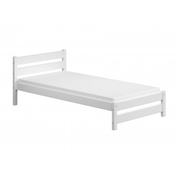 Apollo com cama de solteiro - branco sem gaveta
