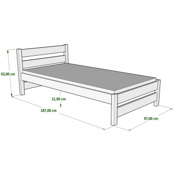 Lit simple - Apollo For Kids Enfants Toddler Junior Teens Dimensions 180x90