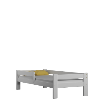 Viengulė lova - gluosnio balta be stalčių