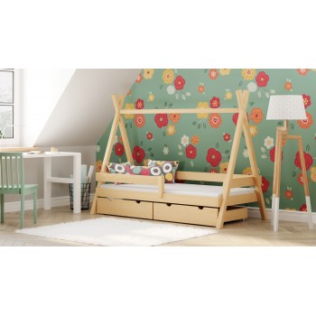 Montessori Tipi Bed - Anadi gyerekeknek Gyermekek Toddler Junior Natural