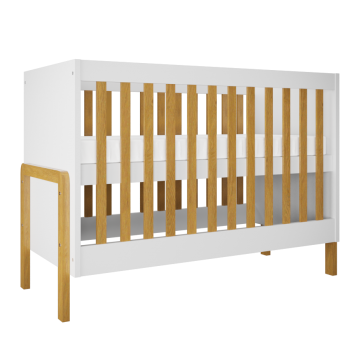 Bērnu gultiņa Billie — zīdaiņiem Jaundzimušajiem, bez fona
