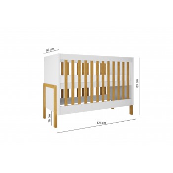 Cot Bed Billie - Pour bébés Nouveau-nés Dimensions extérieures