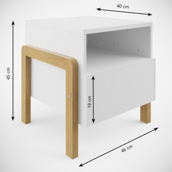Bedside Table Aston Dimensions