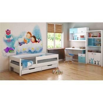 Letto Singolo - Mix For Kids Bambini Toddler Junior Bianco