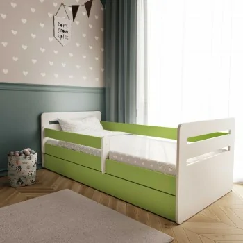 Single Bed Kami - For Kids Children Toddler Junior Green