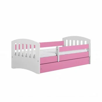 Single Bed - Classic 1 Pink No Background Left
