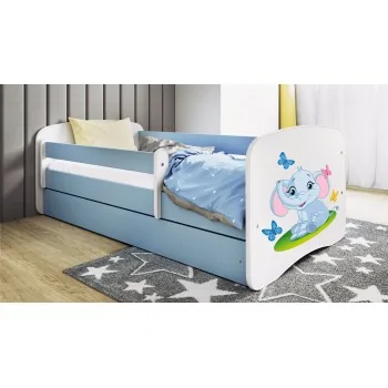 Single Bed BabyDreams - For Kids Children Toddler Junior Blue - Dino