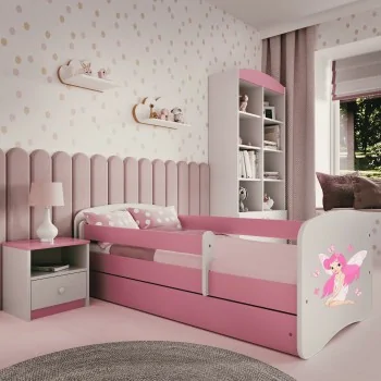 Single Bed BabyDreams - For Kids Children Toddler Junior Pink - Fairy
