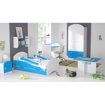 Single Bed Oscar - For Kids Children Toddler Junior Blue